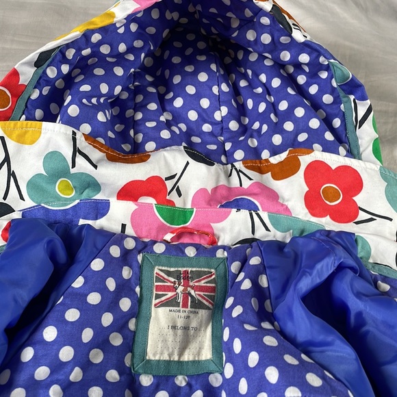 Mini Boden Beautiful Colorful Floral Coat 11-12yr - Picture 2 of 7